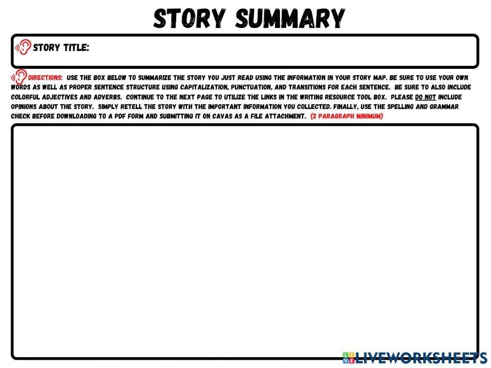green-tier-reading-assistant-plus-story-map-summary-fiction-online