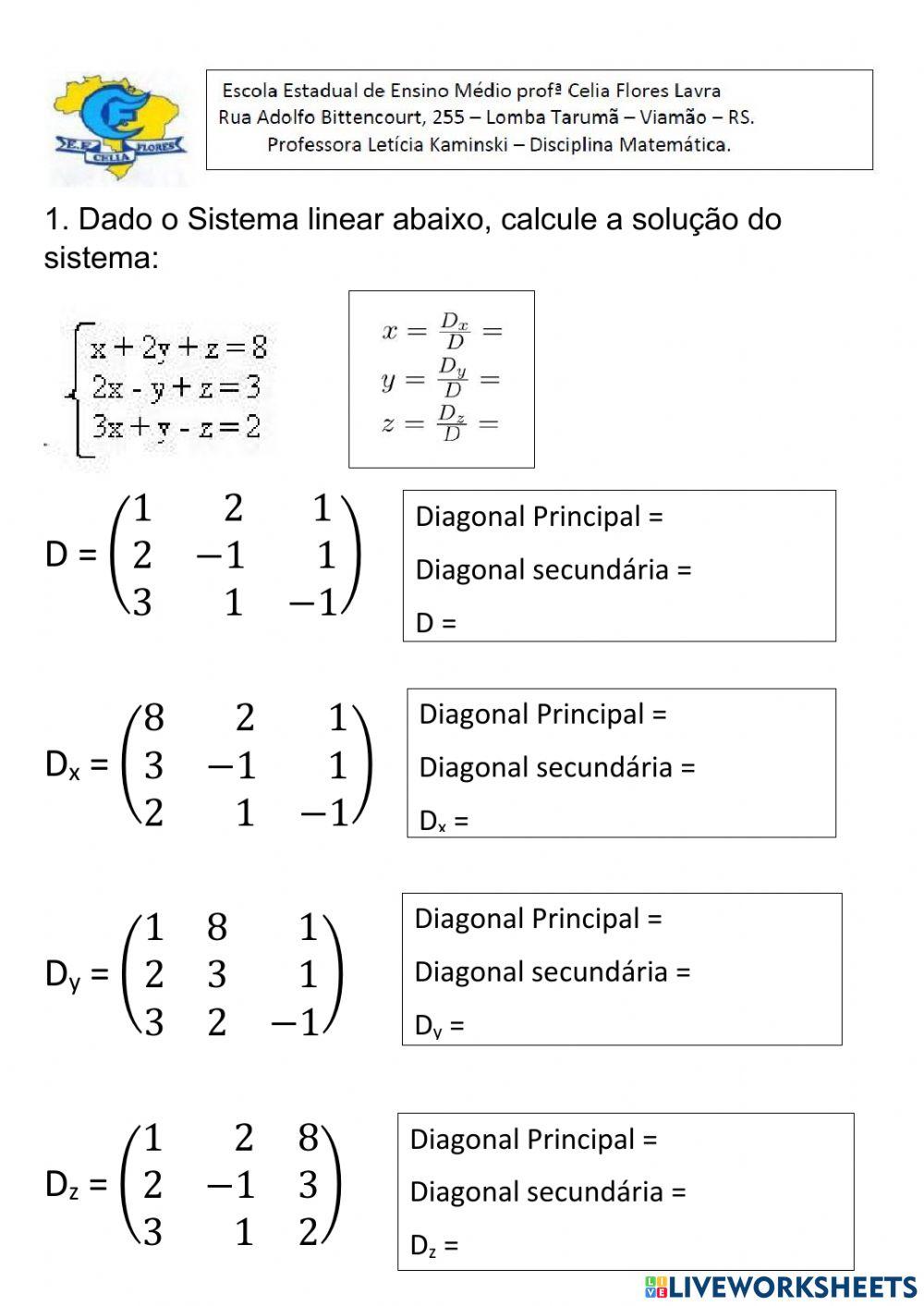 Sistema linear