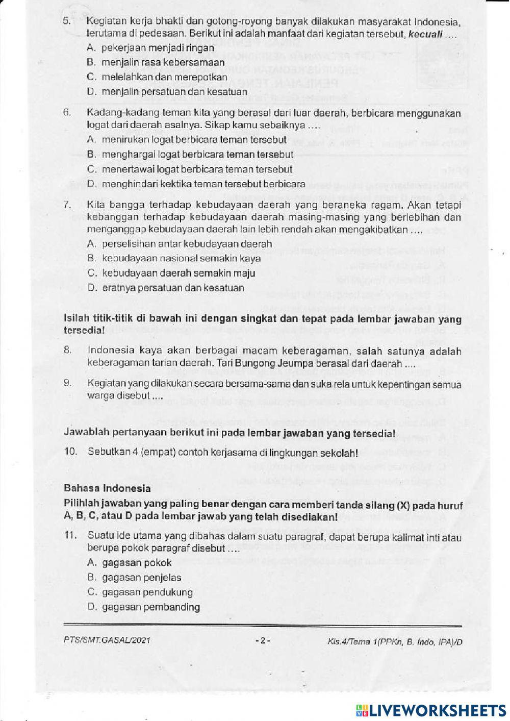Bahasa indonesia