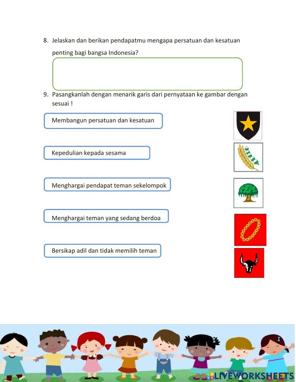 Latihan Tema 2 Subtema 2 PPKn