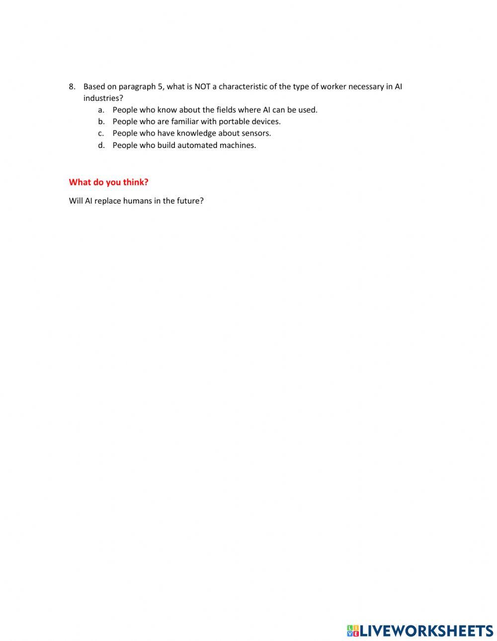 A very Brief History of Artificial Intelligence