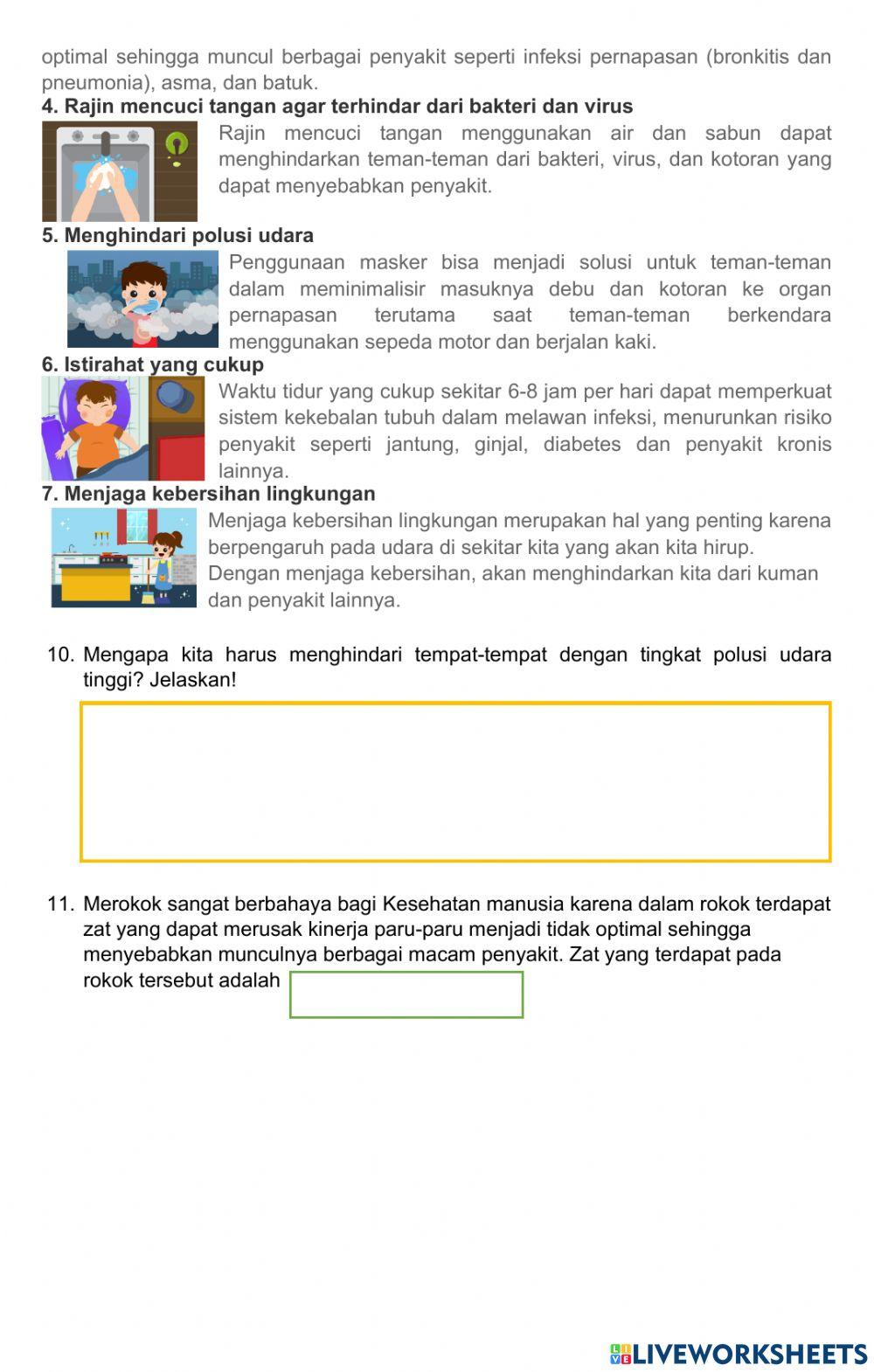 Latihan tema 2 sub tema 3