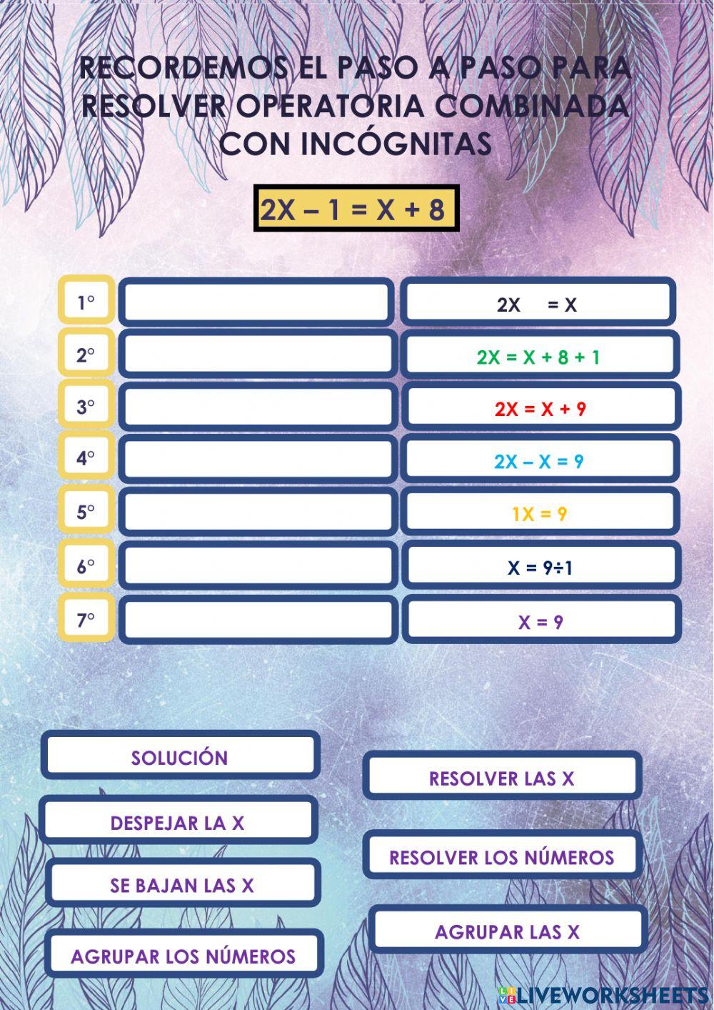 7mo - Ecuaciones paso a paso