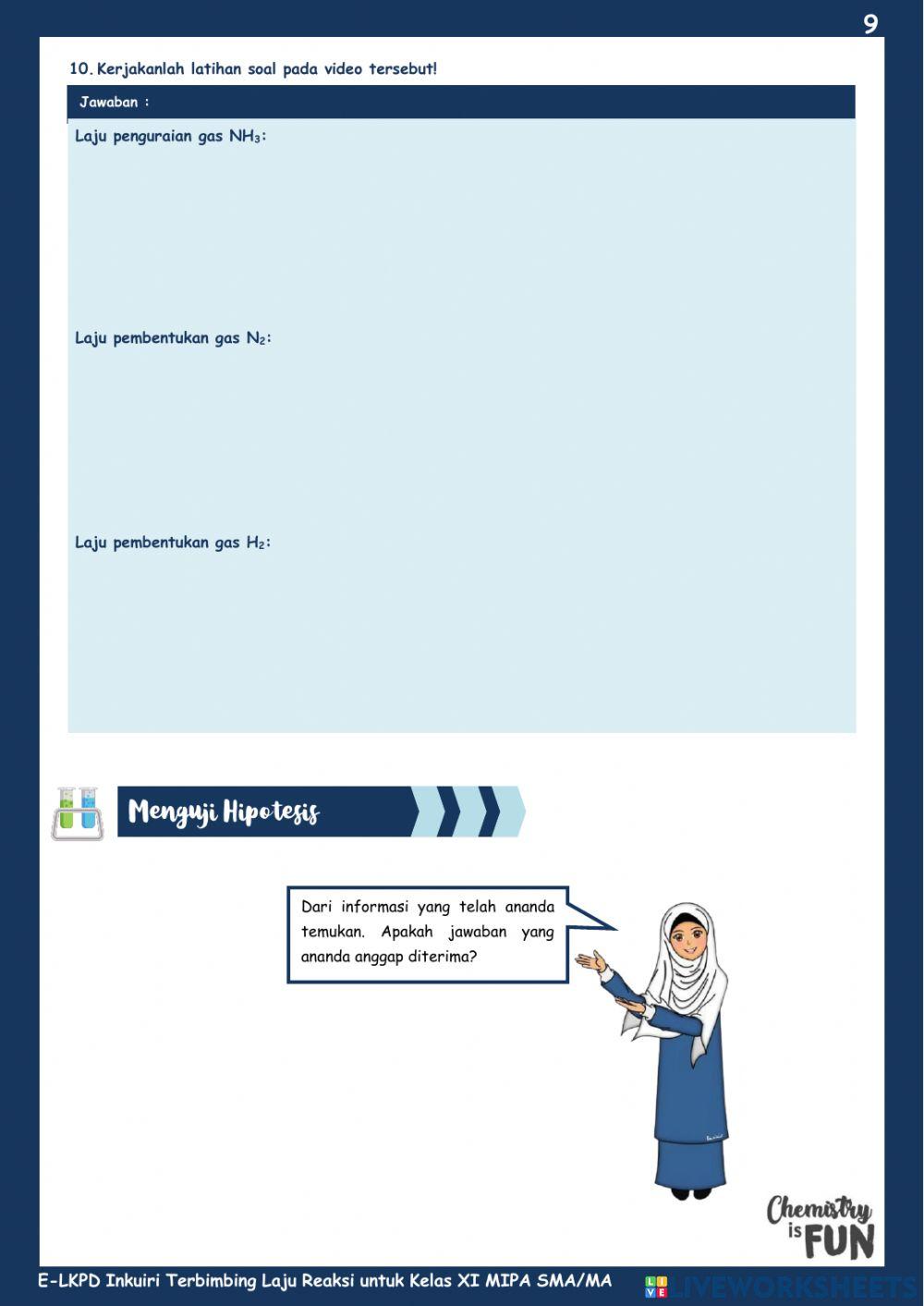 Konsep Laju Reaksi II