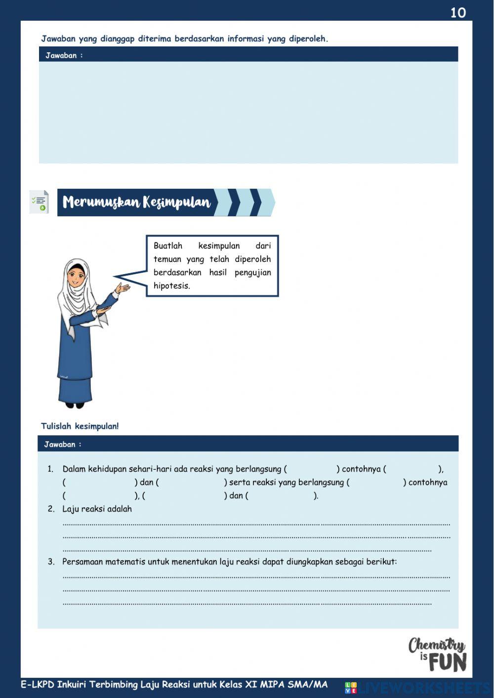 Konsep Laju Reaksi II