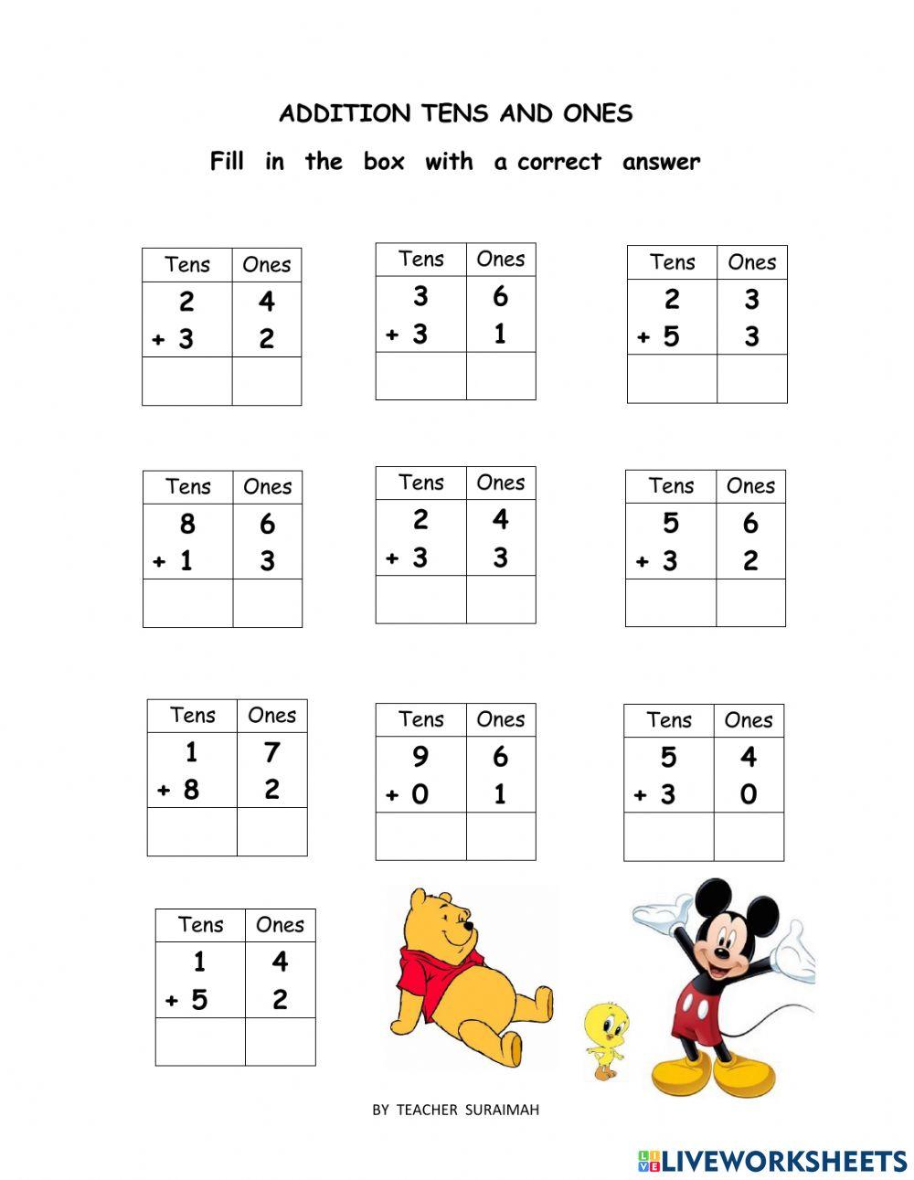 1381137 Addition With Tens And Ones CikguSuraimah 1381137-addition-with-tens-and-ones-cikgusuraimah