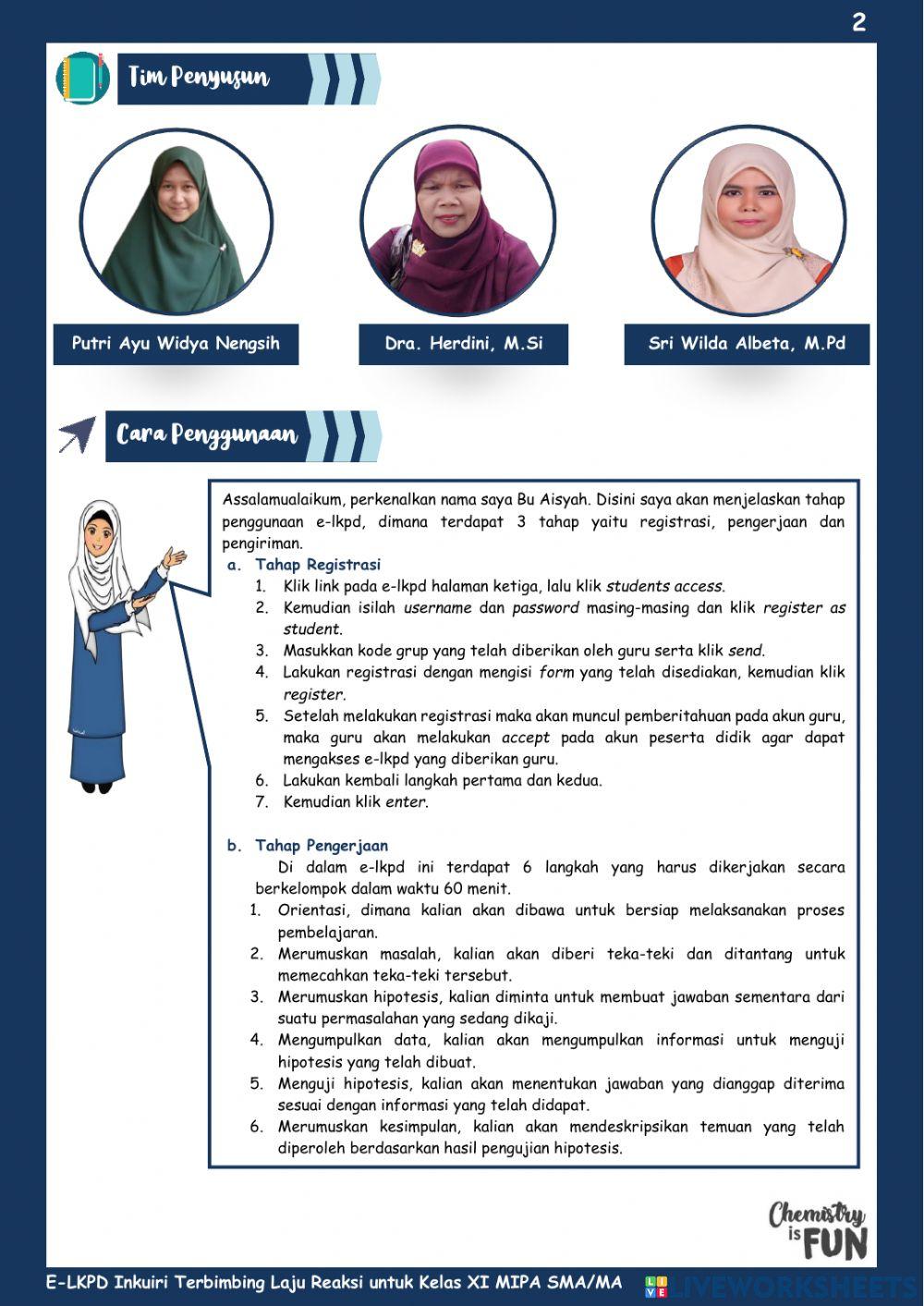 E-LKPD Inkuiri Terbimbing