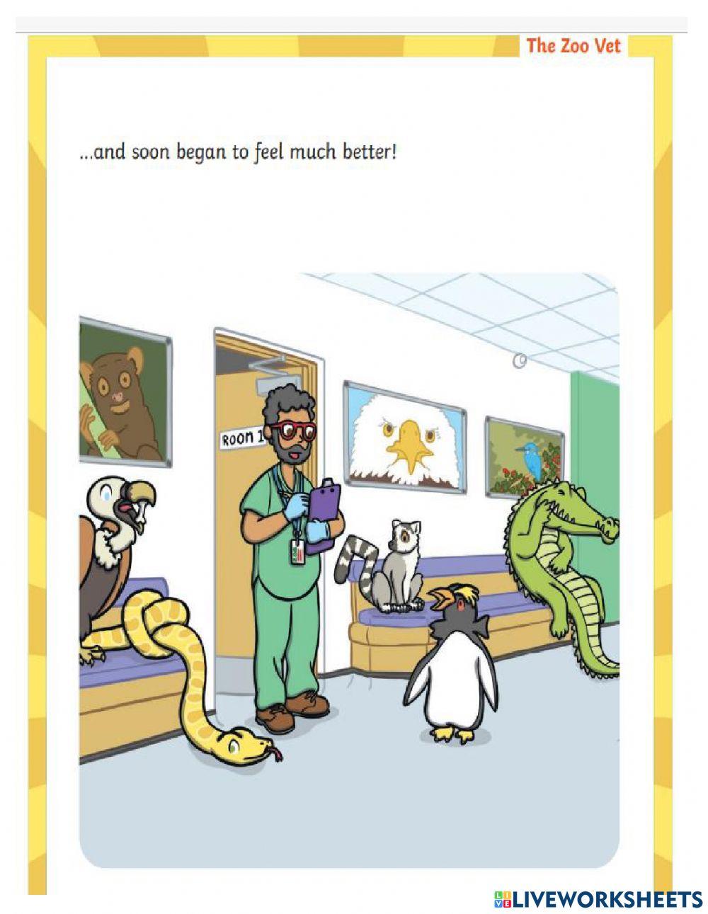 Comprehension - The Zoo Vet