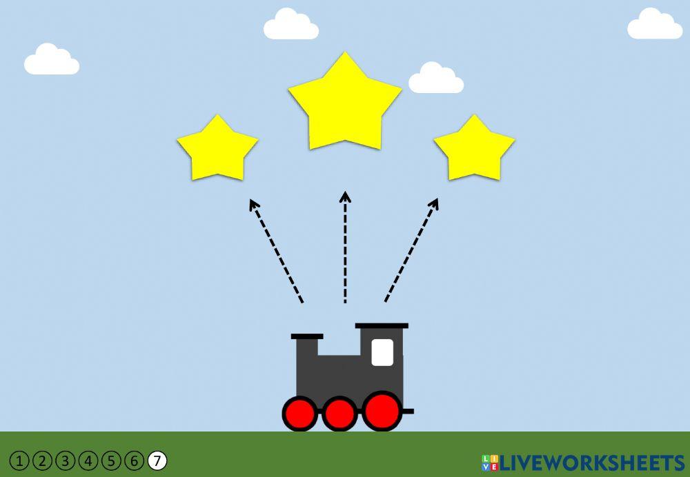 Aktiviti 'Temukan Garis dan Seret & Lepas'