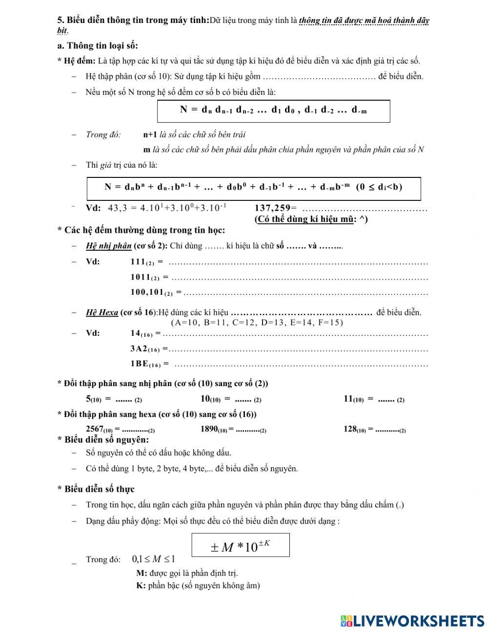 Bài 2 Thông tin và dữ liệu