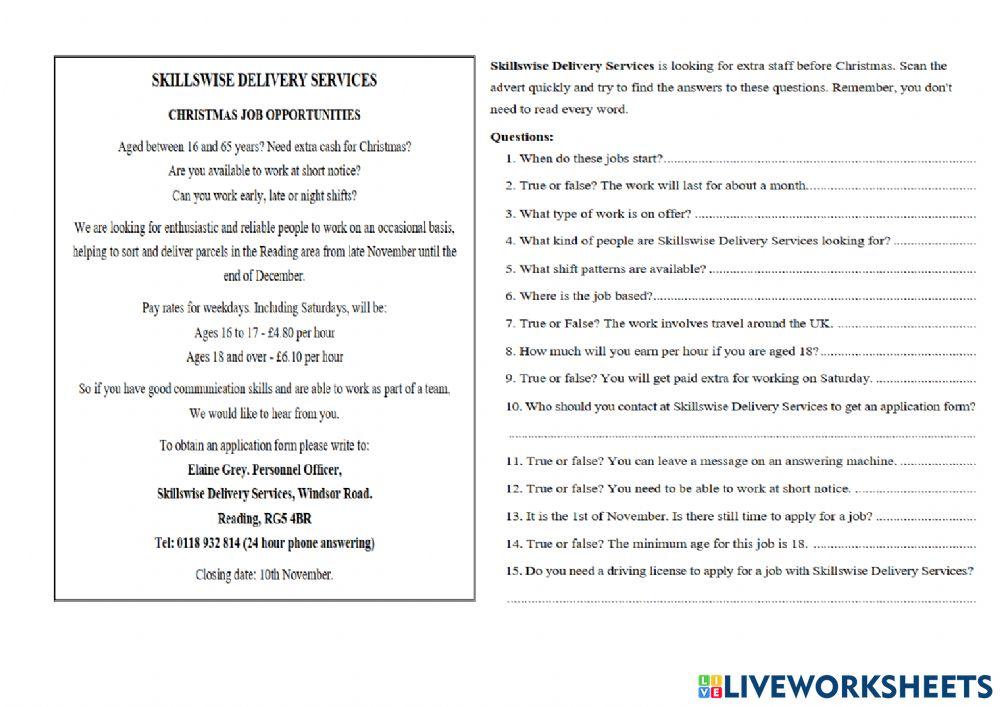 English 7-Unit 1- Further practice 
