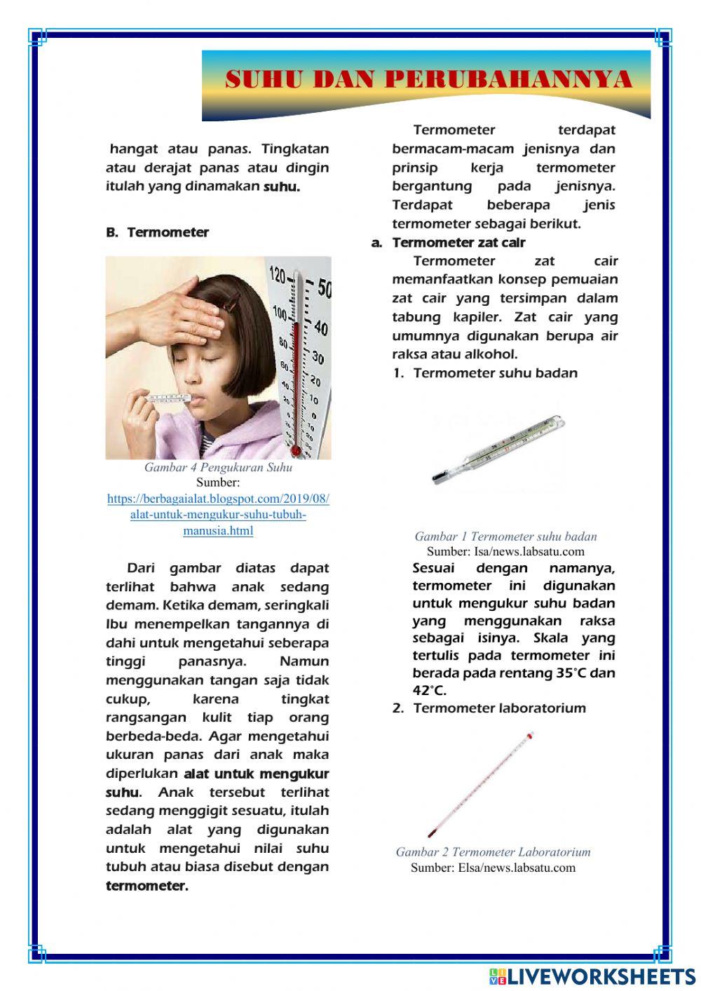 Suhu dan Perubahannya