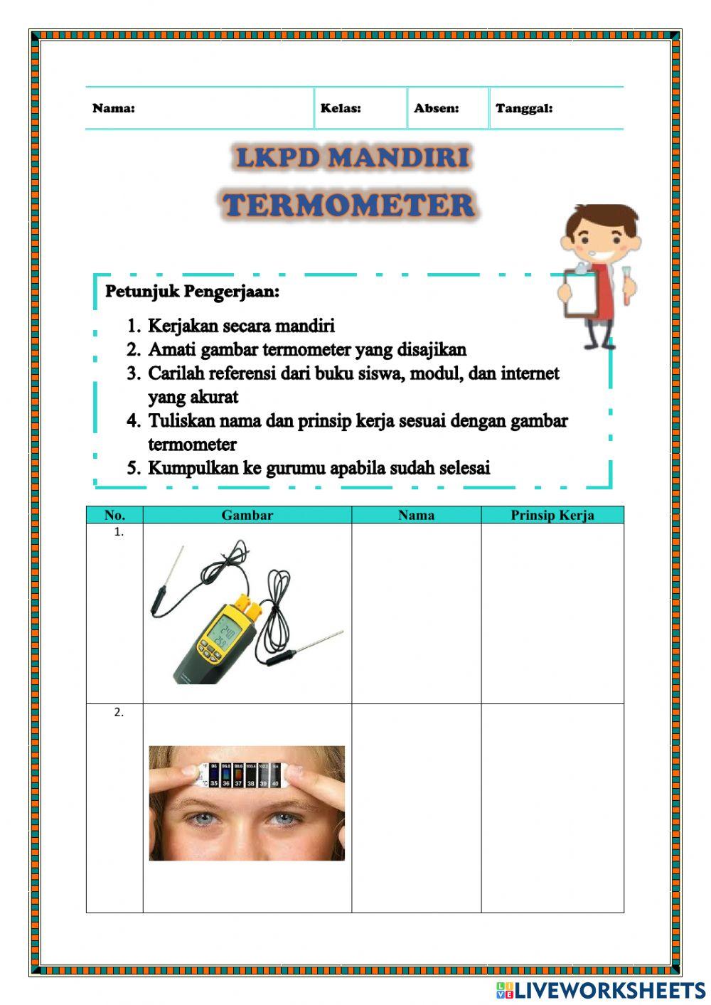 Kuis Mandiri Termometer