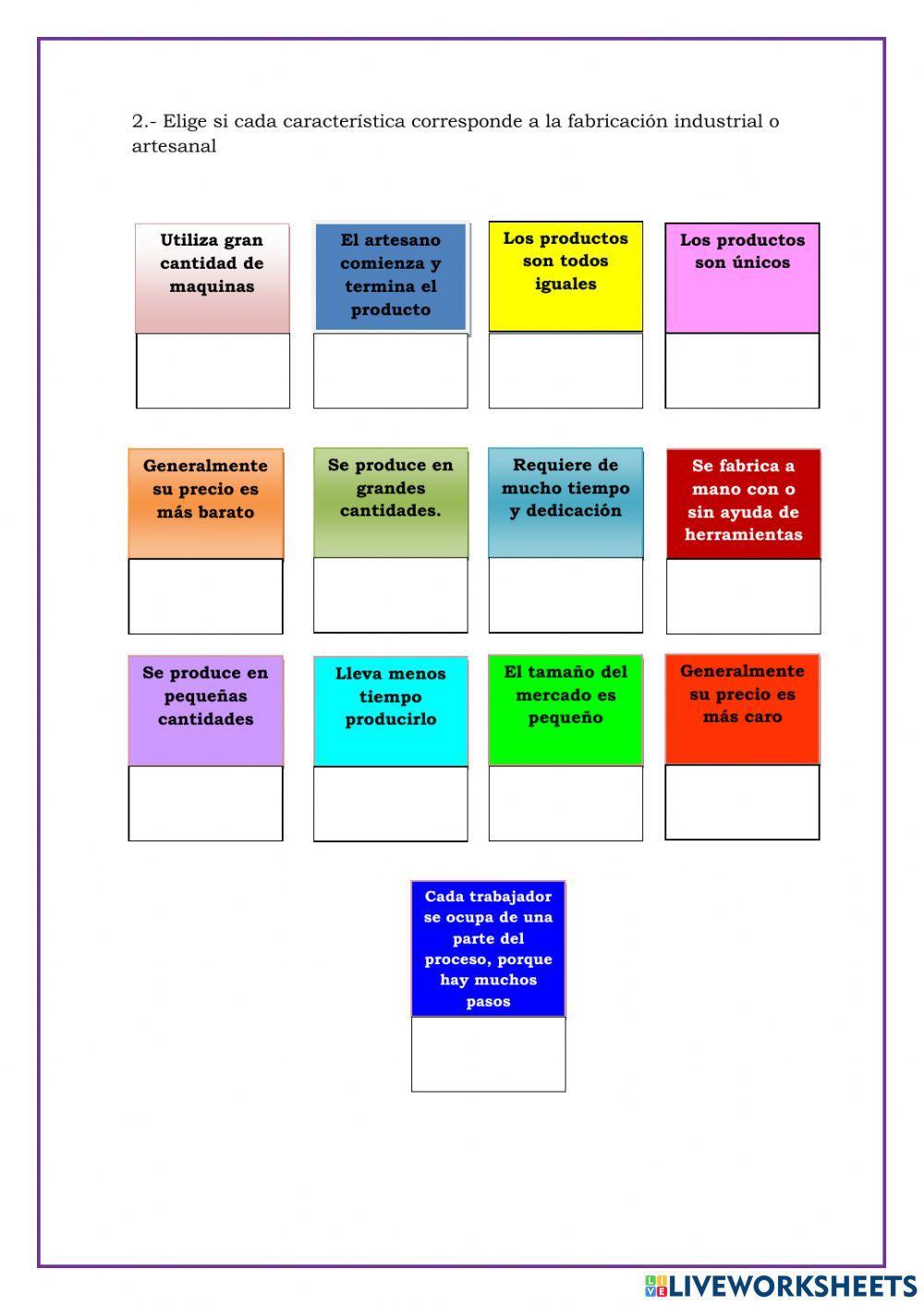 Artesanal e industrial