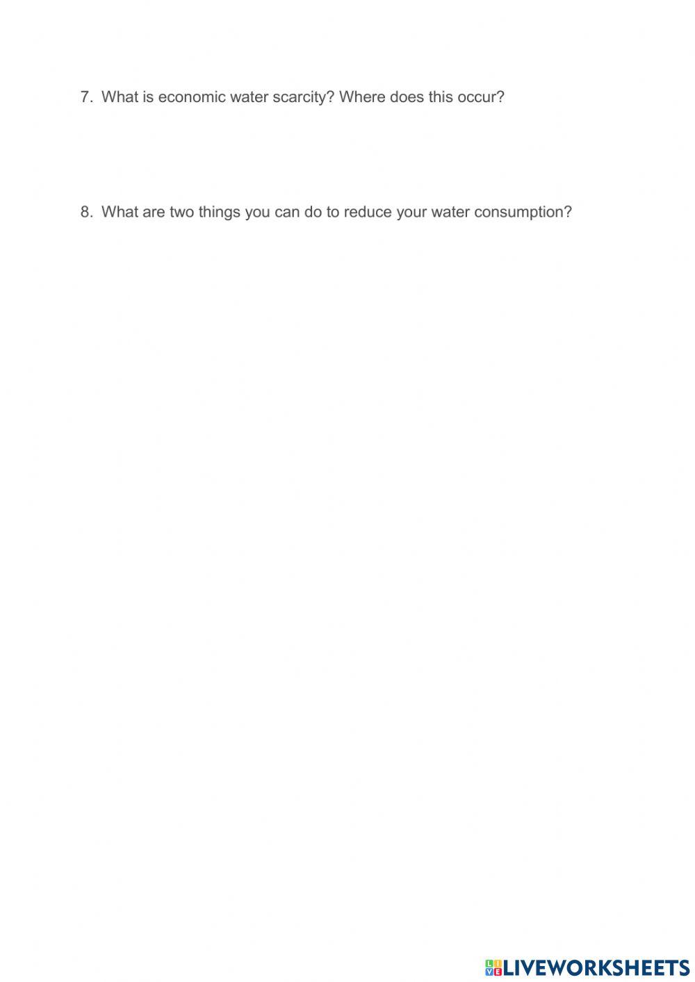 8.5 Water Distribution