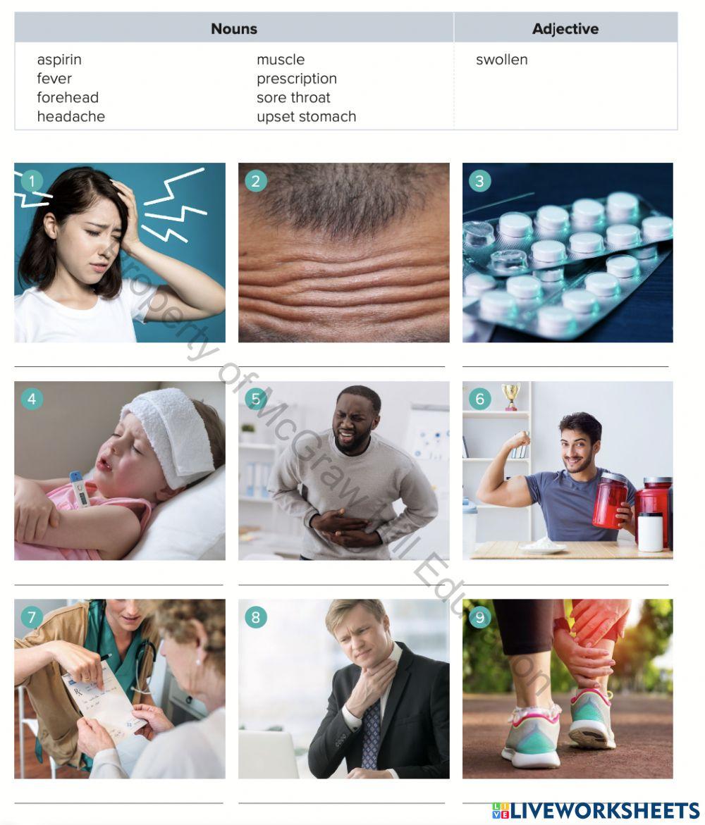 Treating Illness Vocabulary