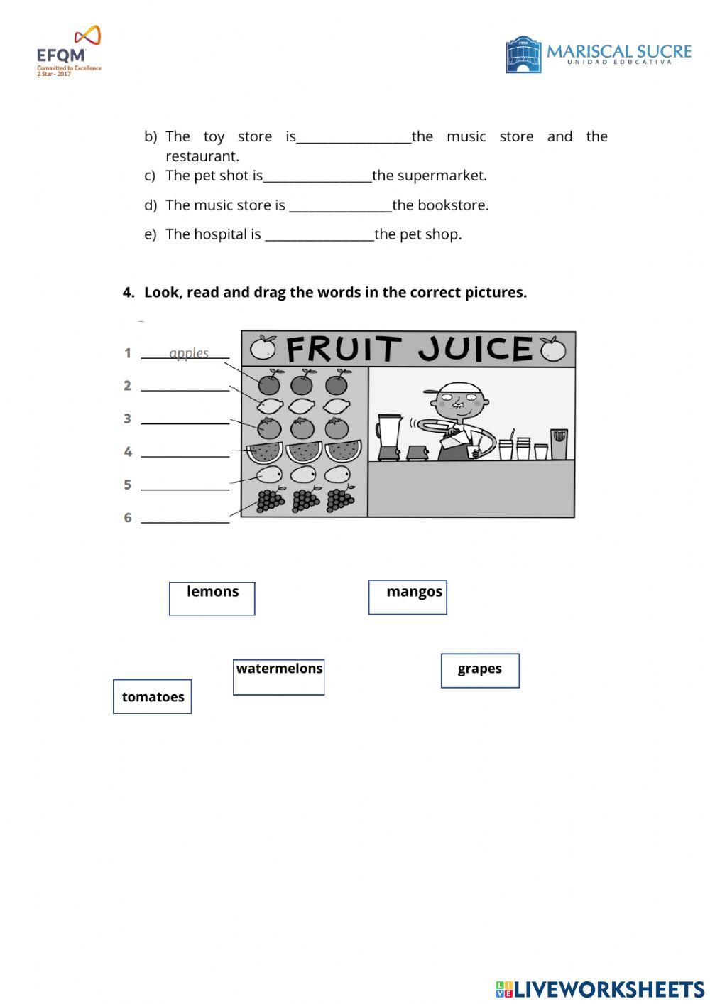 Review for exams I Quinquemestre exercise 2