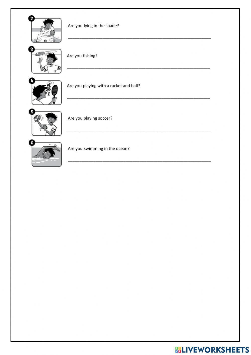 What are you doing at the beach?