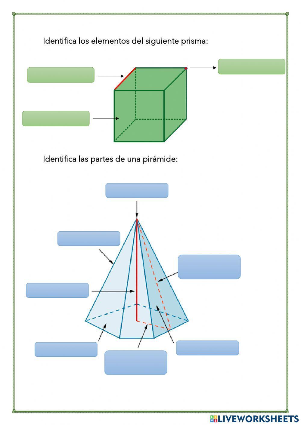 Solidos Geométricos (Poliedros y su área lateral y total)
