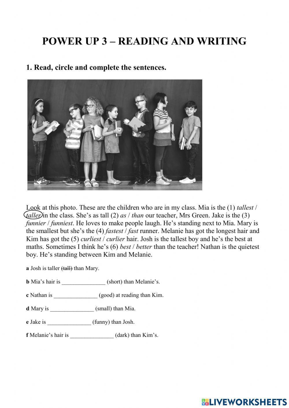 Power up 3-Reading-Writing