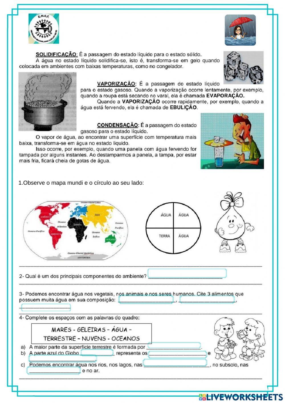 Estados físicos da água