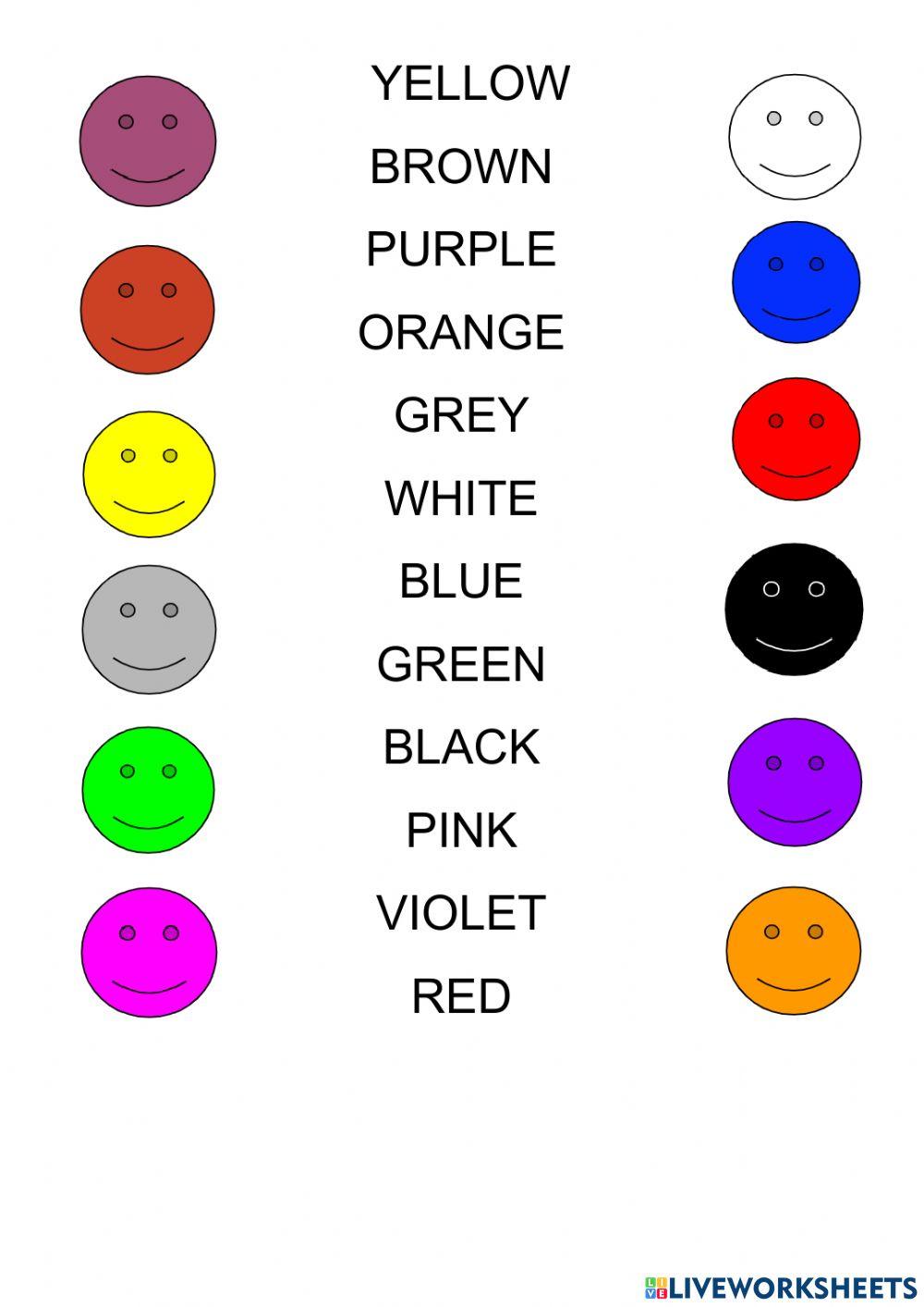 Colours - smiles