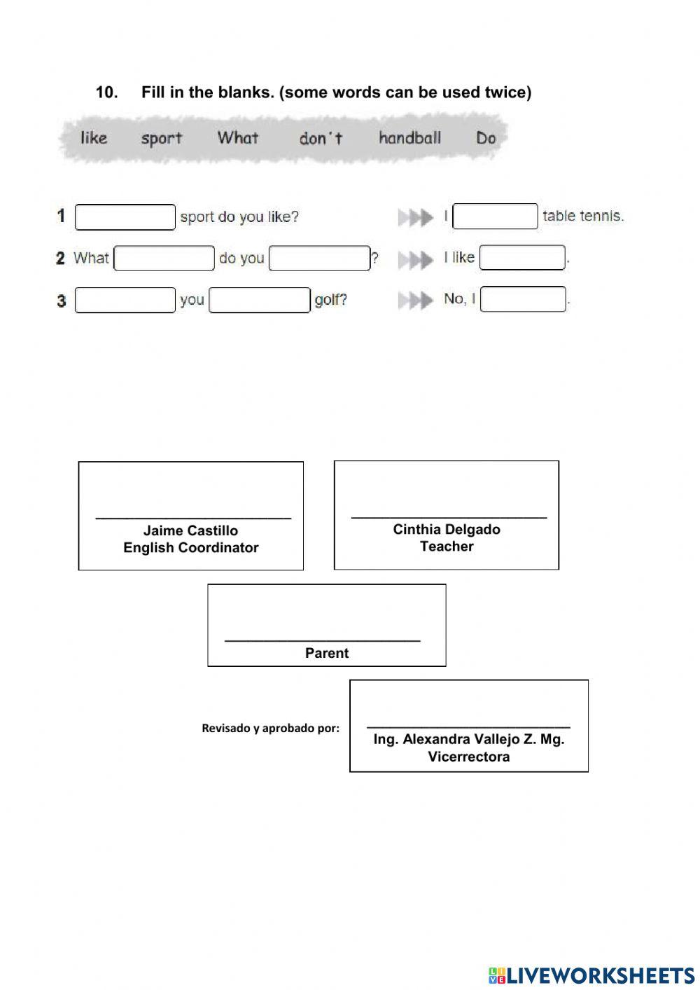 Listening-Speaking FINAL TERM