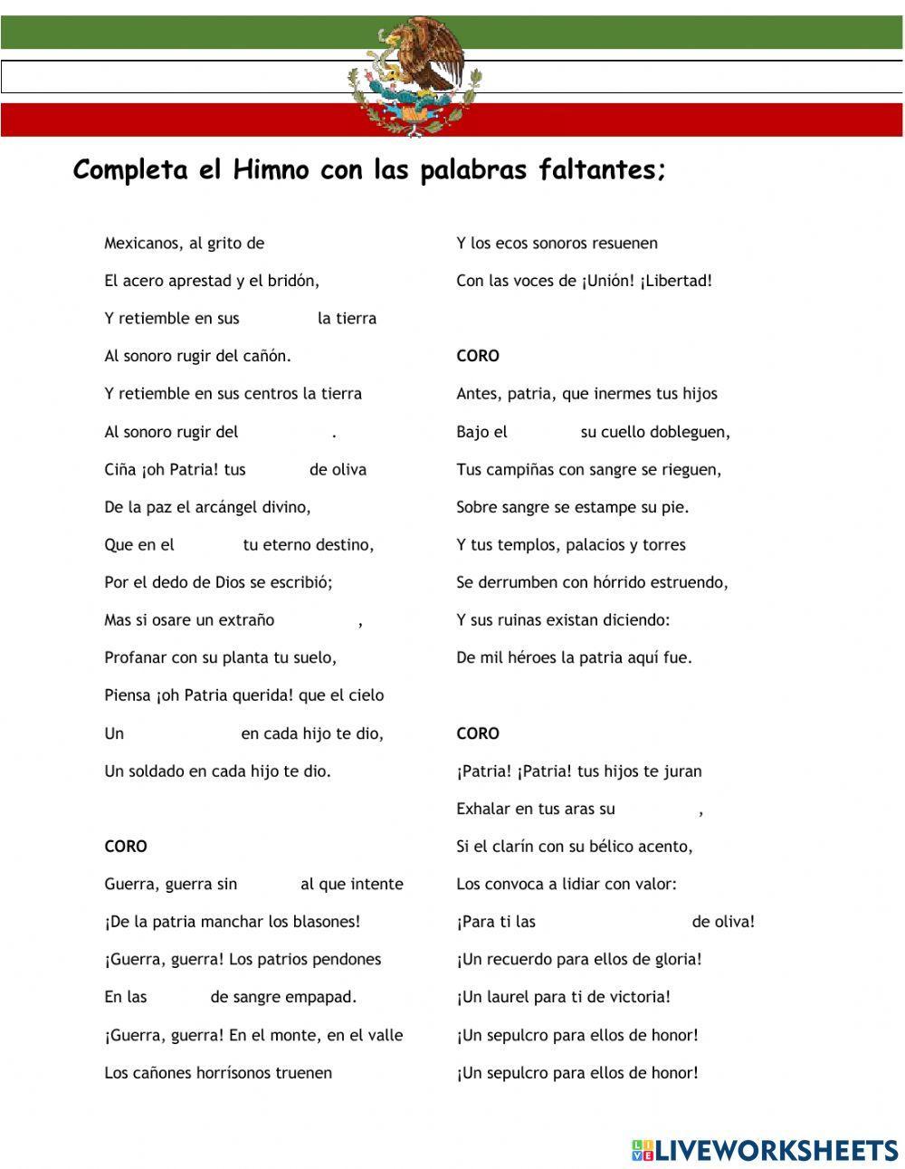 Himno nacional mexicano