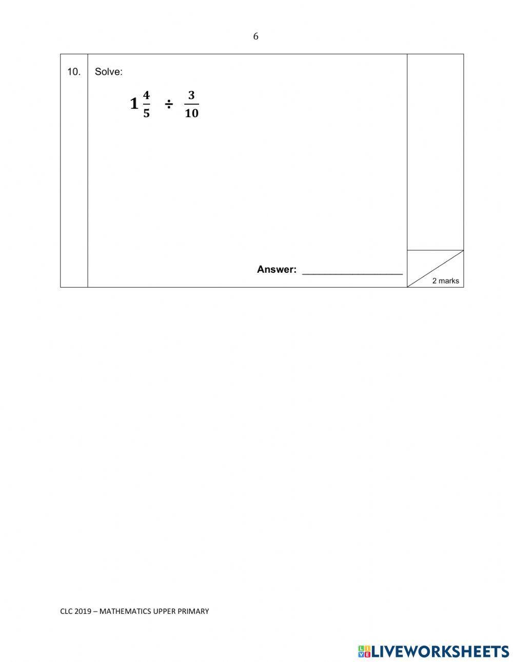 Adding, Subtract, Multiply and Dividing Fraction
