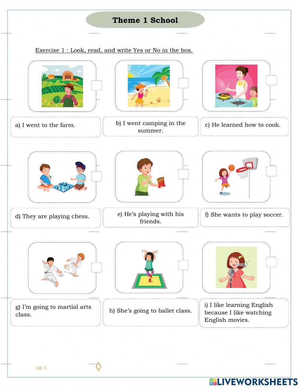 I learn smart start grade 5 theme 1 - Lesson 1