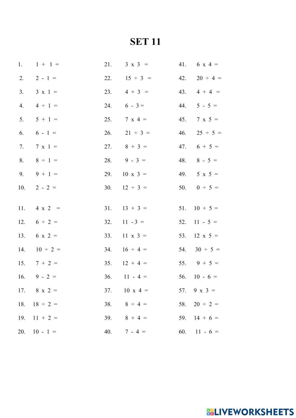 1383641 basic operations zaitonib liveworksheets