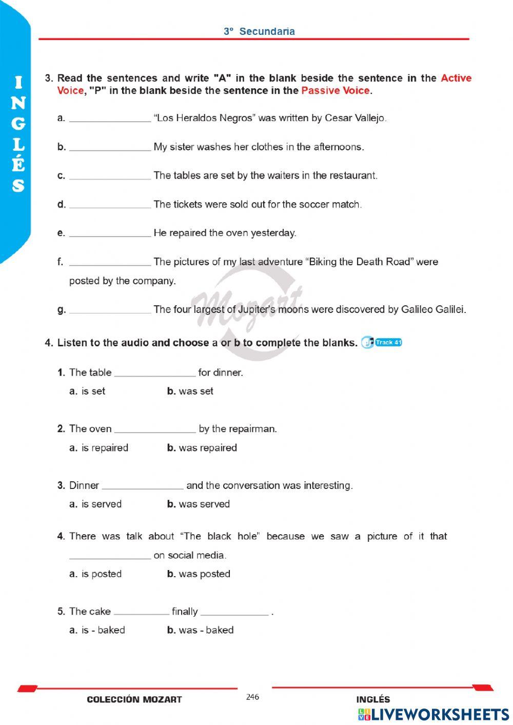 Unidad 7 - Inglés 3°