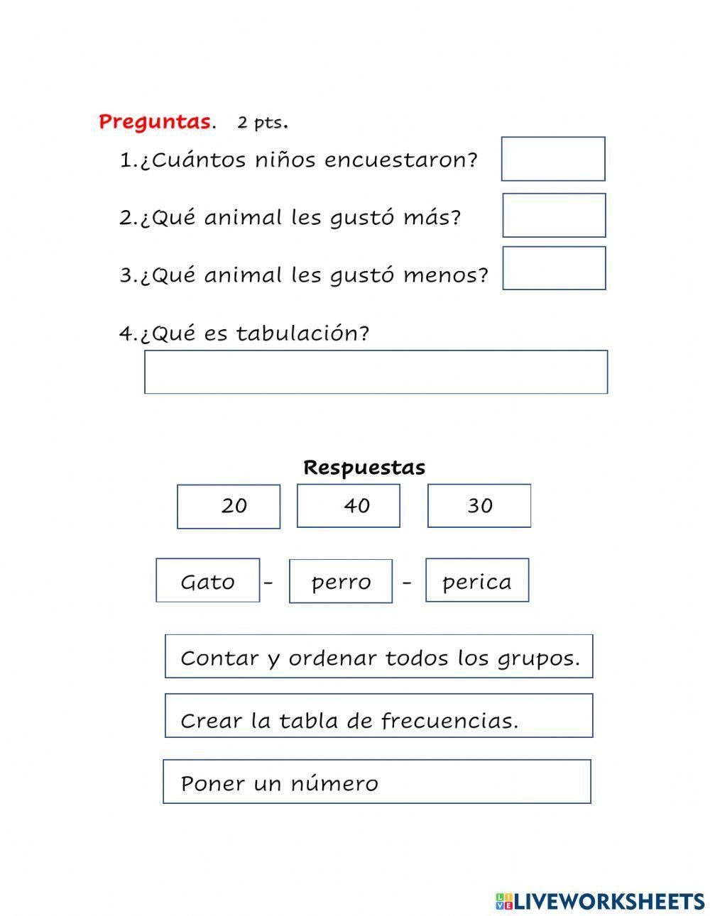 Tabla de frecuencias