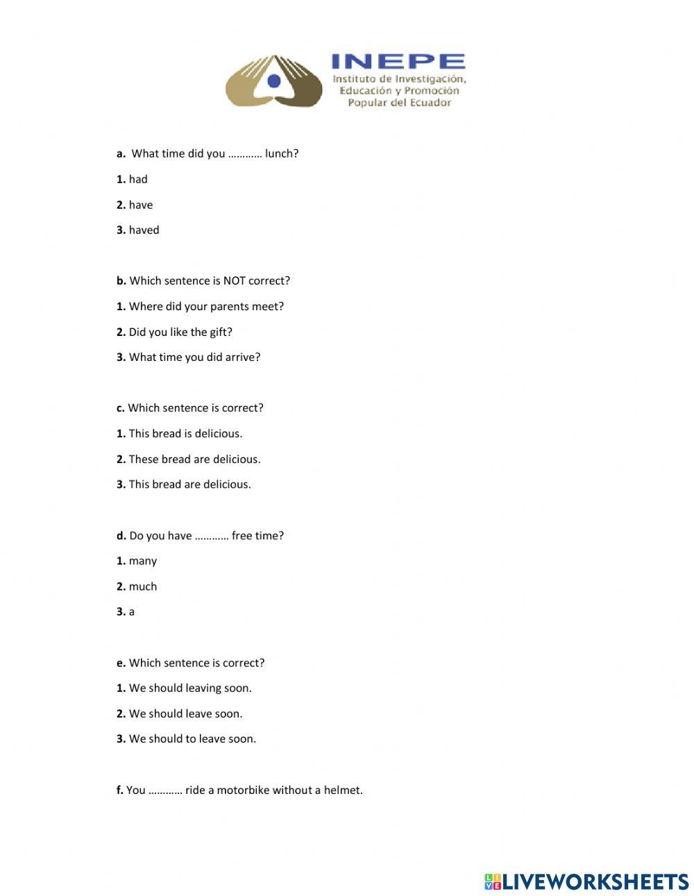 Use of english 2nd year