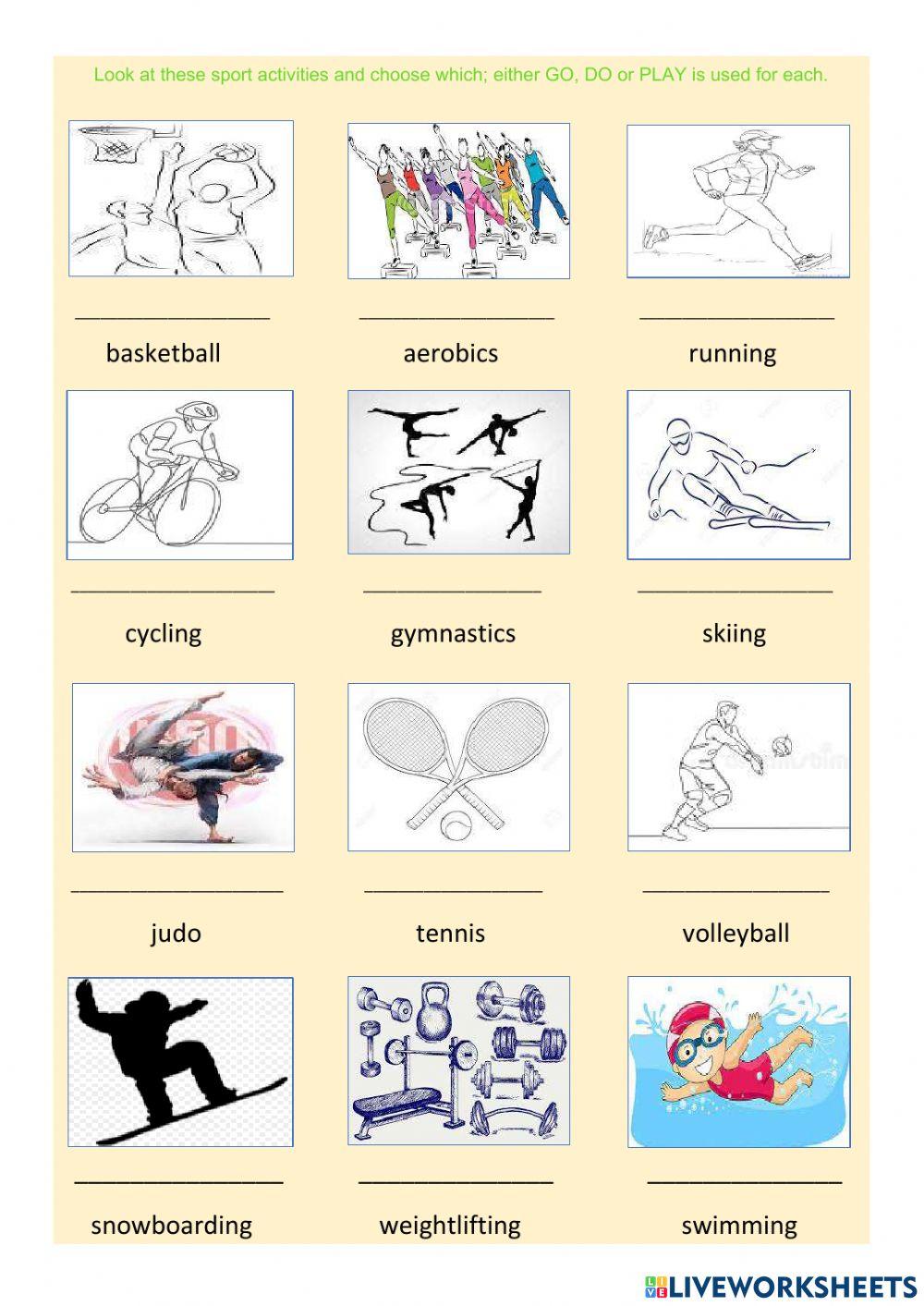 Do, Go, Play-Vocab for Sports Do, Go, Play-Vocab for Sports