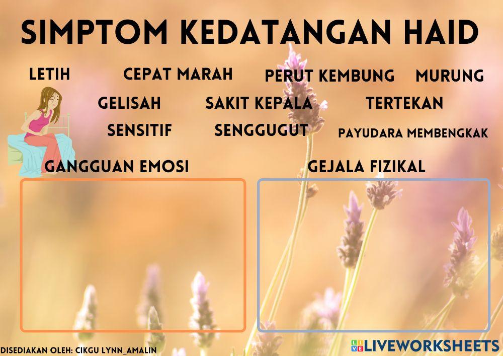 Simpton-simpton Kedatangan Haid