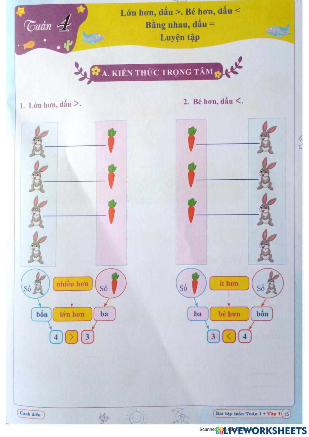 Bài tập Toán Tuần 4