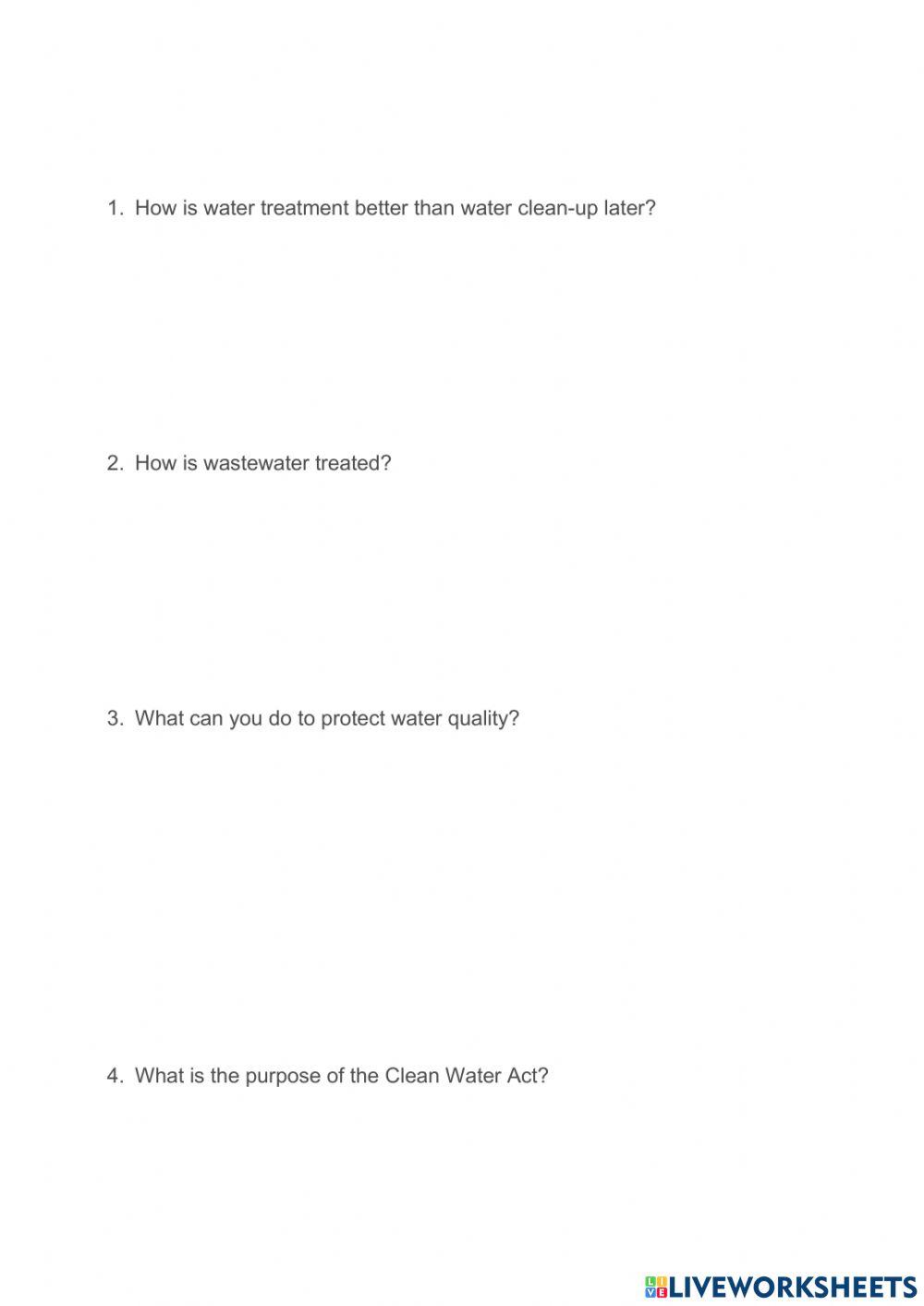 8.18 Protecting Water From Pollution