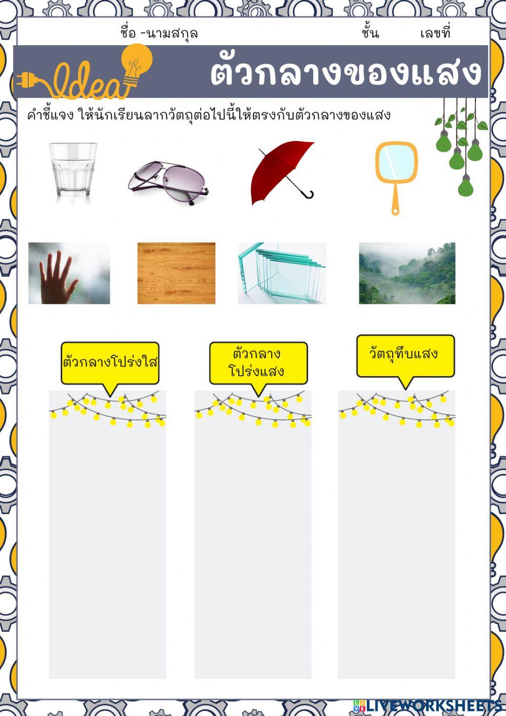 ตัวกลางของแสง