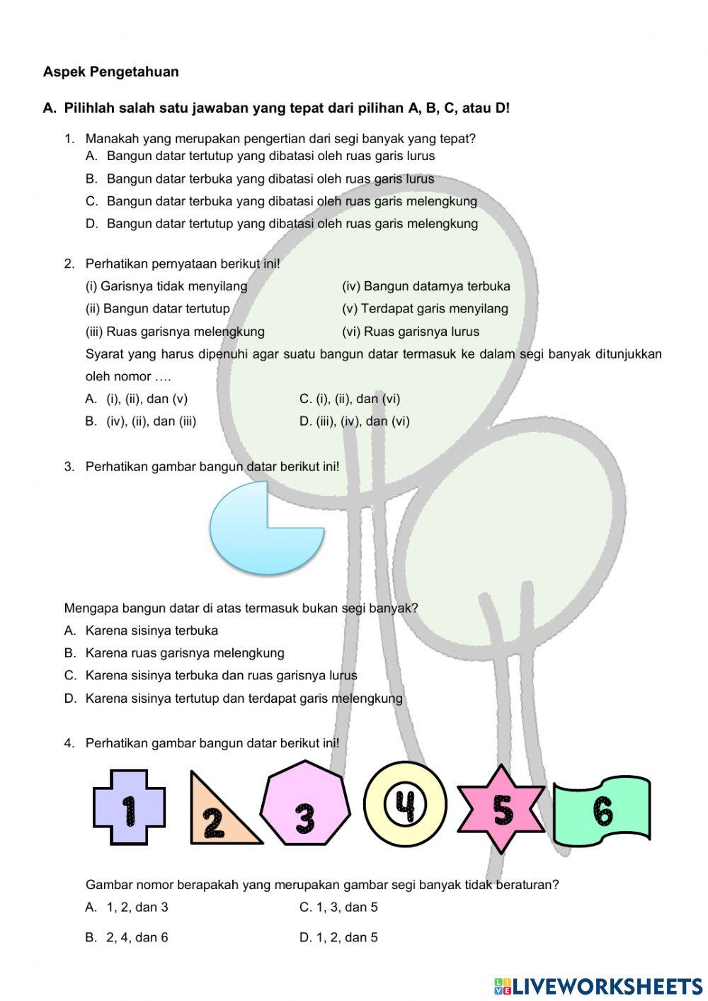 PH Matematika Segi Banyak