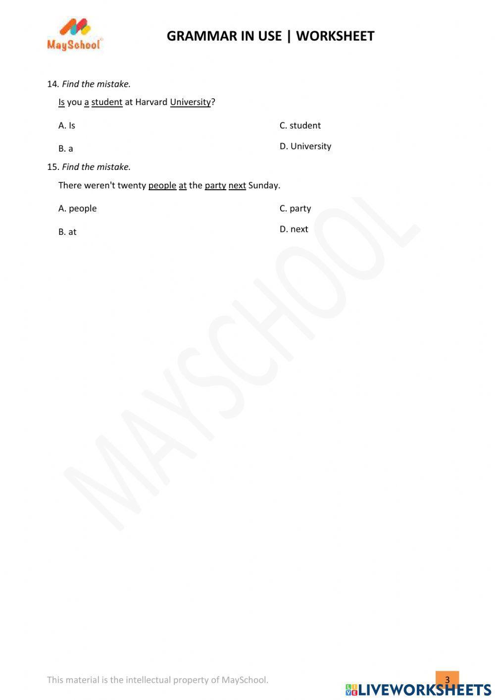 MB - GiU - Present Simple & Past Simple (Usages - Time Markers - All Forms)