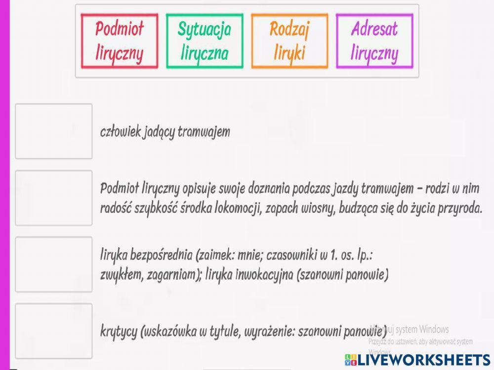 Julian Tuwim do krytyków