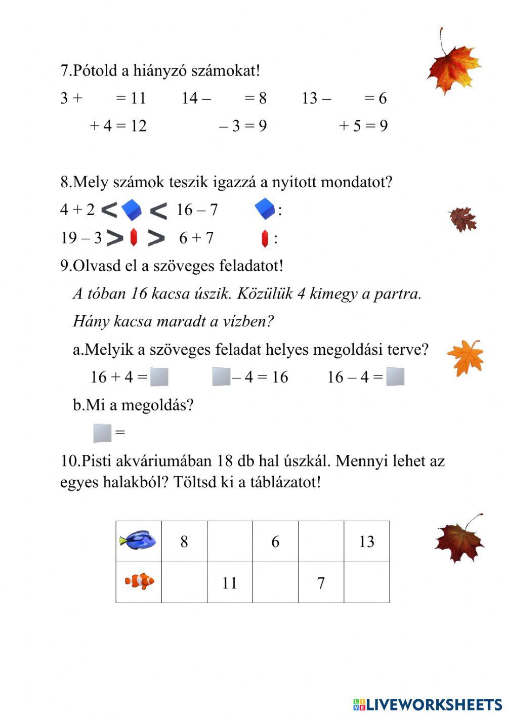 Év eleji gyakorlás