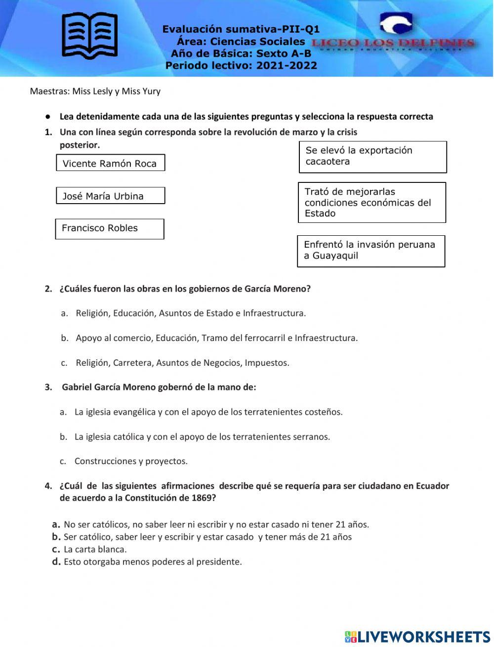 Evaluación sumativa EESS-P2-Q1