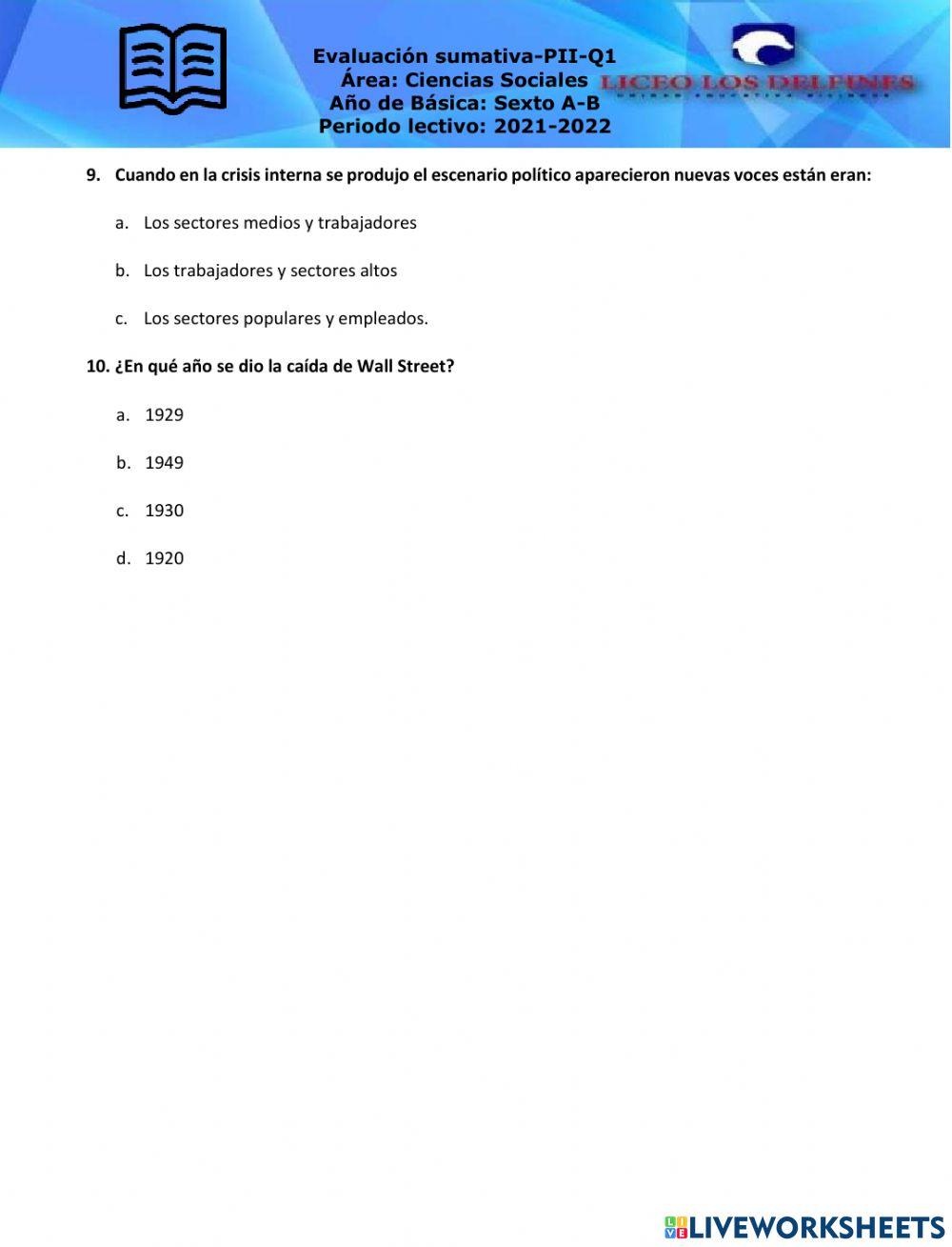 Evaluación sumativa EESS-P2-Q1
