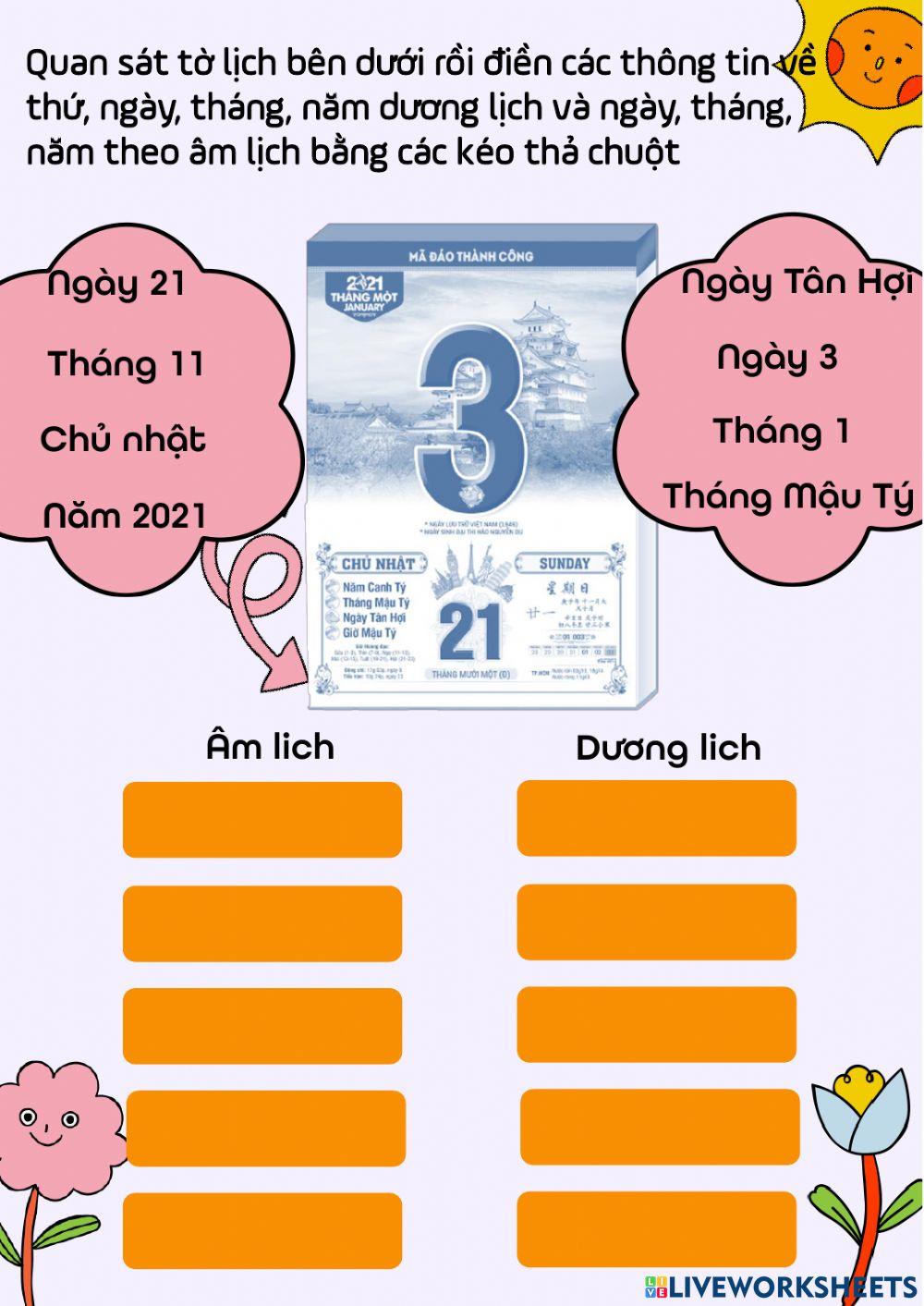 Âm lịch, Dương lịch