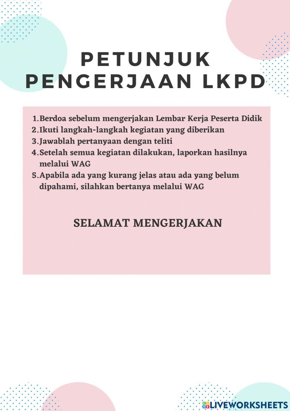 LKPD Kelas 1
