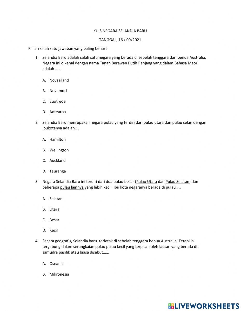 Negara Selandia Baru