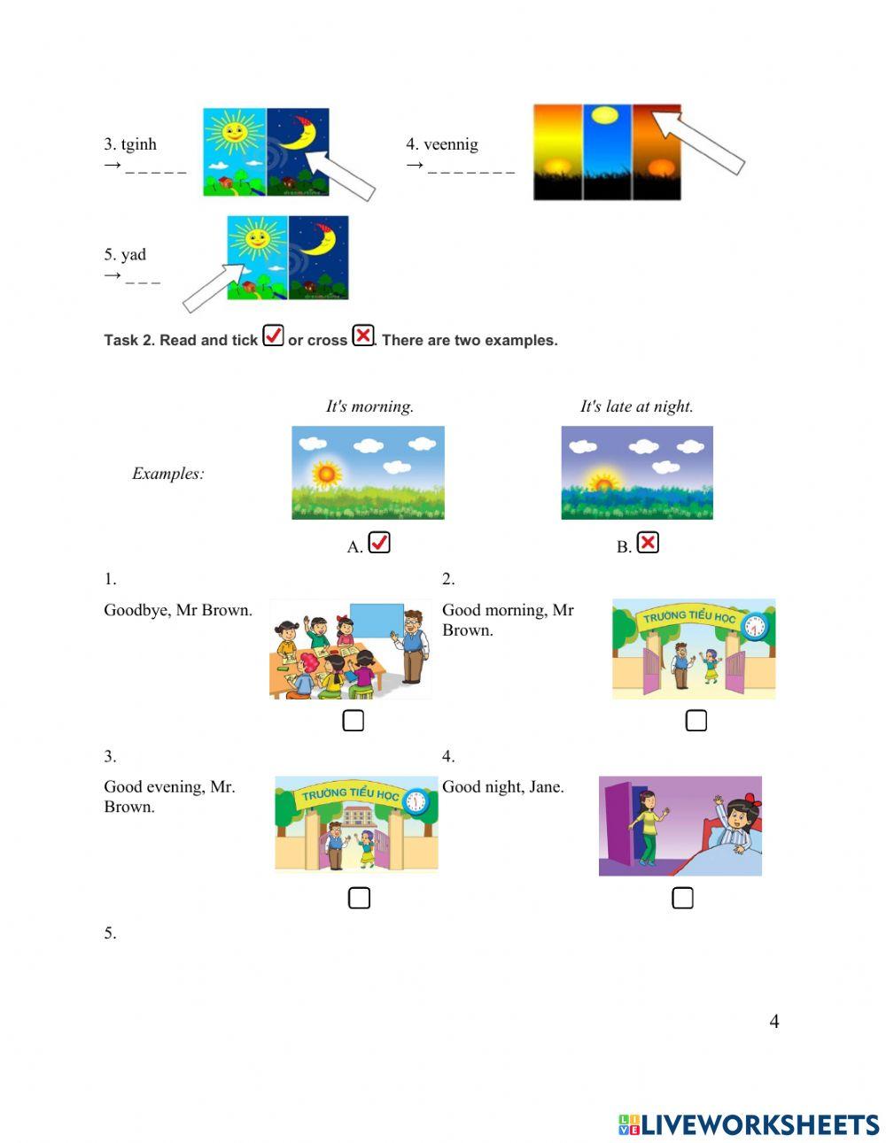 E 4 Unit 1: Nice to see you again.