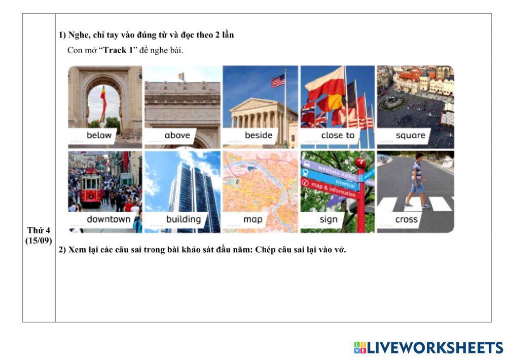 Phiếu giao bài - September - Week 2